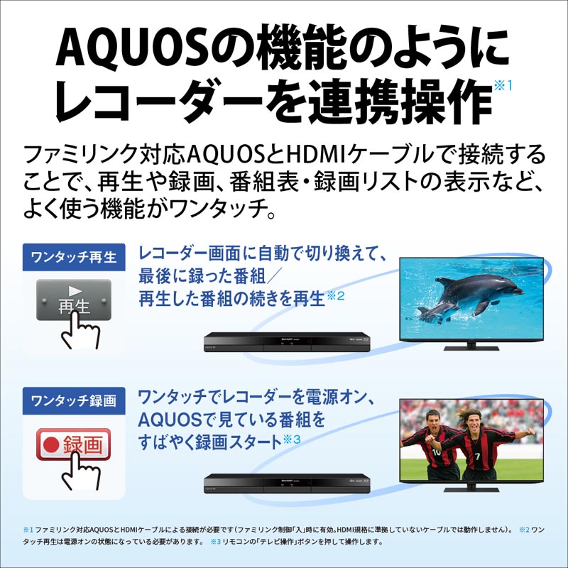 ブルーレイレコーダー 1TB AQUOS 2B-C10GW1
