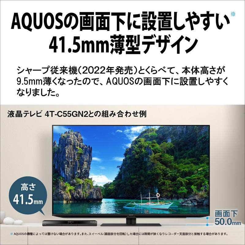 ブルーレイレコーダー 1TB AQUOS 2B-C10GW1