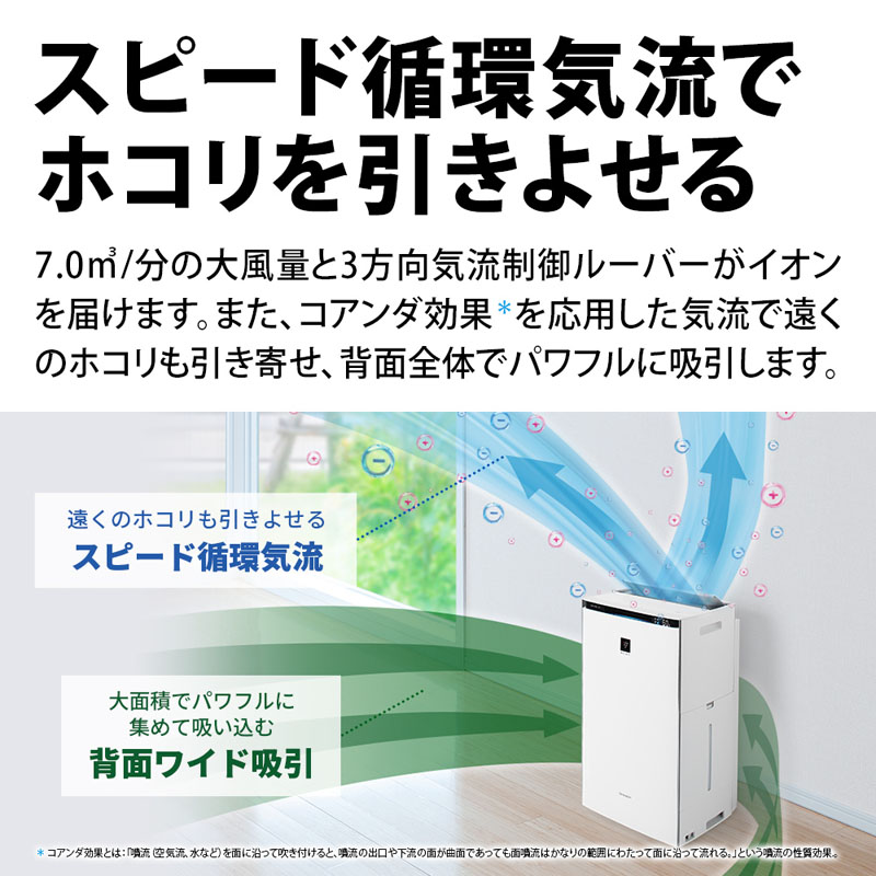 加湿空気清浄機 プラズマクラスター NEXT KI-TX70W ホワイト