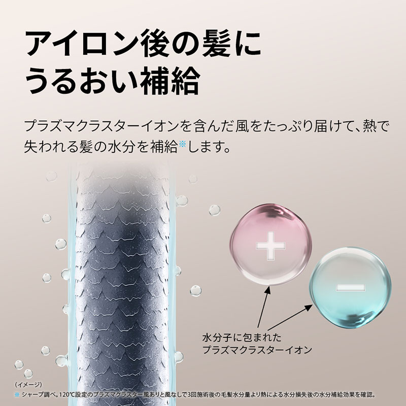 【お取り寄せ商品】プラズマクラスターストレートアイロン IB-S8000B ミッドナイトブラック