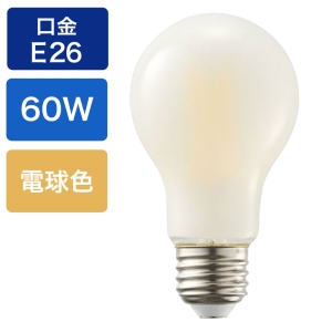 ルミナセーブ 省エネLED電球 E26 60形 電球色 LSF-A60L