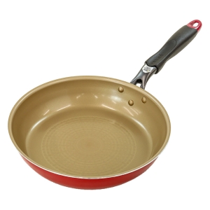 evercook(エバークック)ガス・IH対応 フライパン 26cm レッド EIFP26RD3