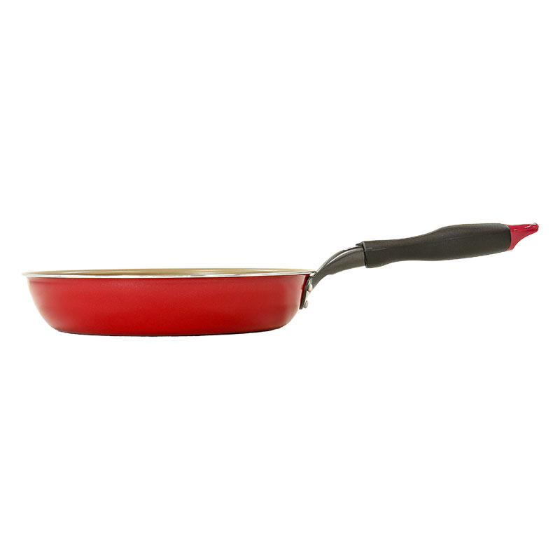 evercook(エバークック)ガス・IH対応 フライパン 26cm レッド EIFP26RD3