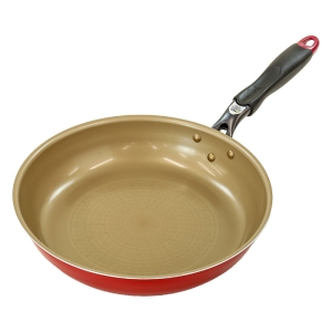 evercook(エバークック)ガス・IH対応 フライパン 28cm レッド EIFP28RD3