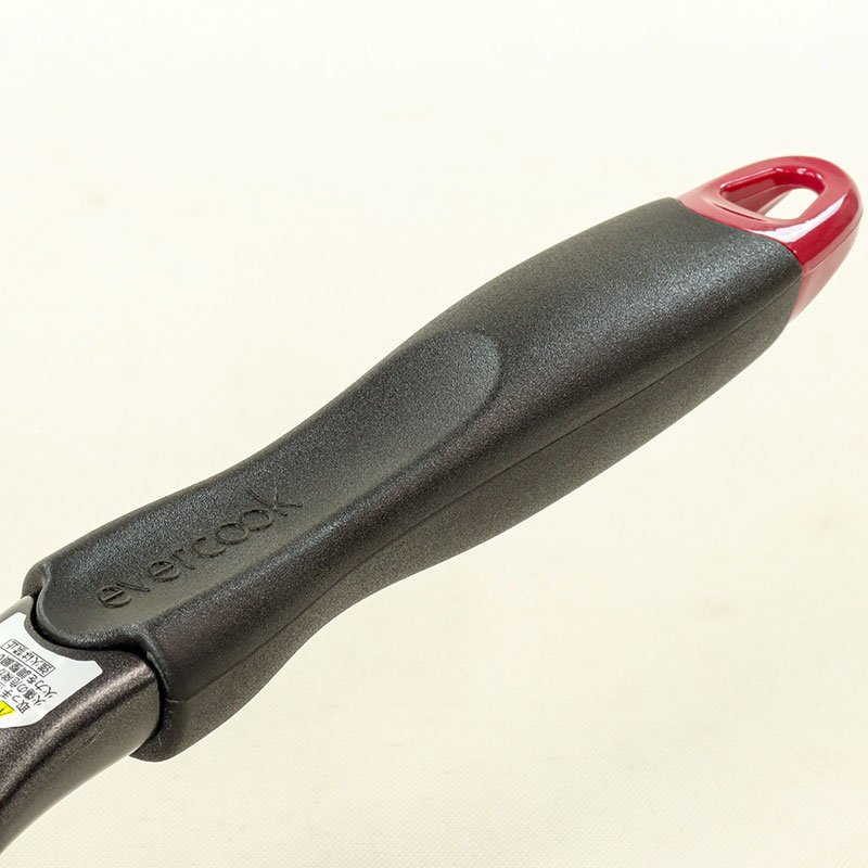 evercook(エバークック)ガス・IH対応 フライパン 28cm 深型 レッド EIDP28RD3