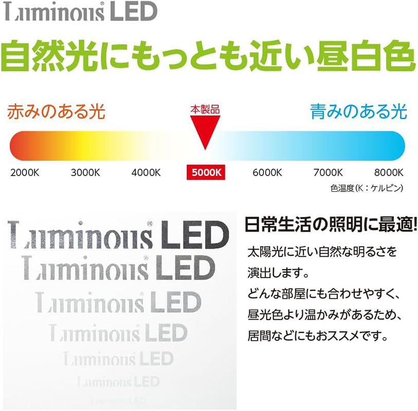 LED直管ランプ 20形 昼白色 グロースターター式 G13-GL20N
