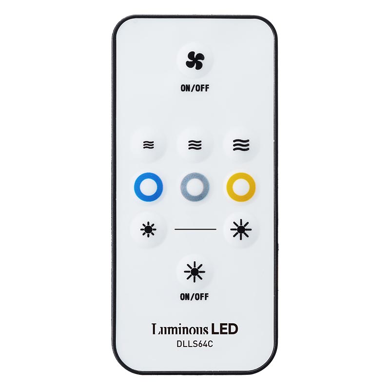 ルミナス LEDファン サーキュライト ソケット引掛けモデル DLLH64CWH