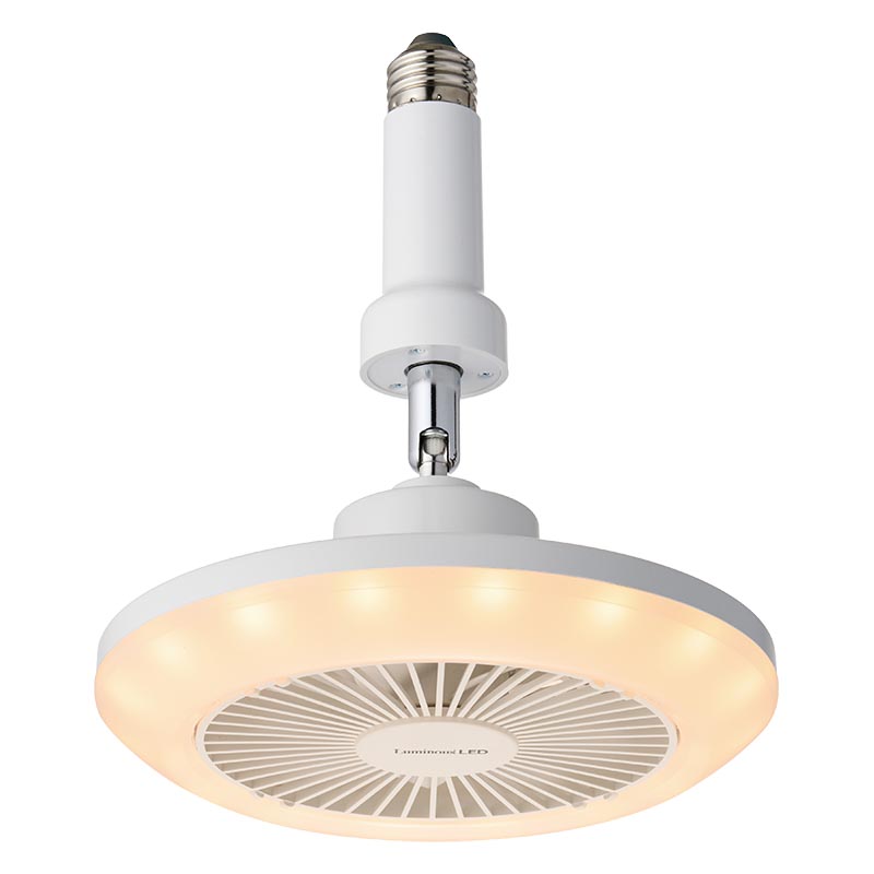 ルミナス LEDファン サーキュライト ソケット引掛けモデル DLLH64CWH