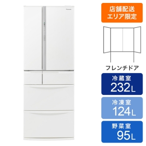 451L 6ドア冷蔵庫 NR-FVF45S3-W