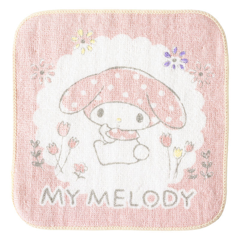 プチタオル 16×16cm マイメロディ ピクニック 3枚組