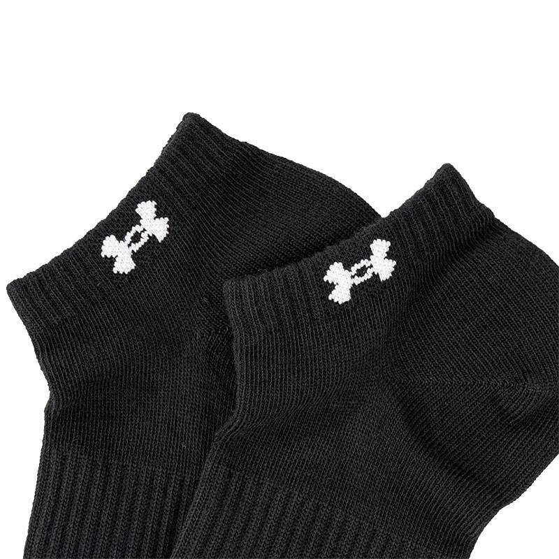 レディース ソックス スニーカー丈 ブラック 3足組 23-25cm