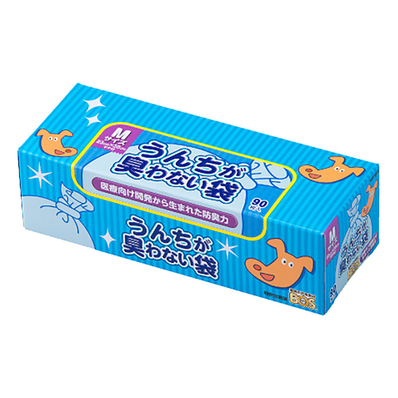 うんちが臭わない袋BOS箱 Mサイズ 90枚入