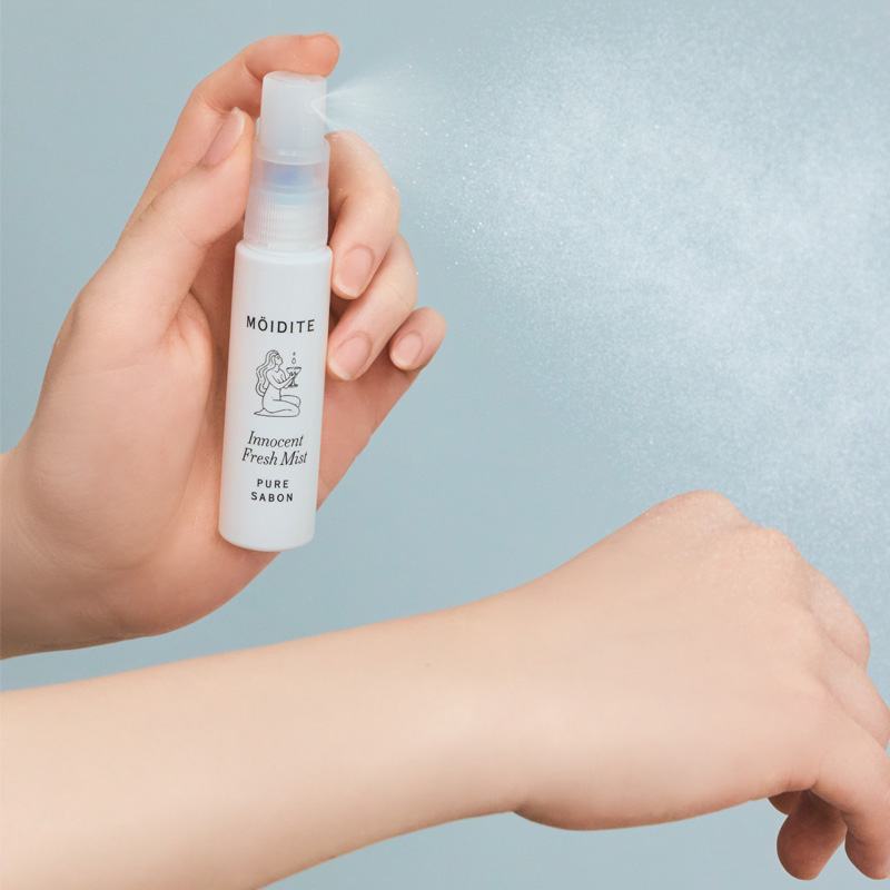 モアディーテ イノセントフレッシュミスト ピュアサボン香り 14ml