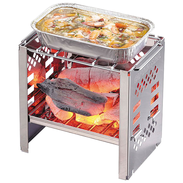BBQアルミ角型プレート 17×10.5cm 4枚組
