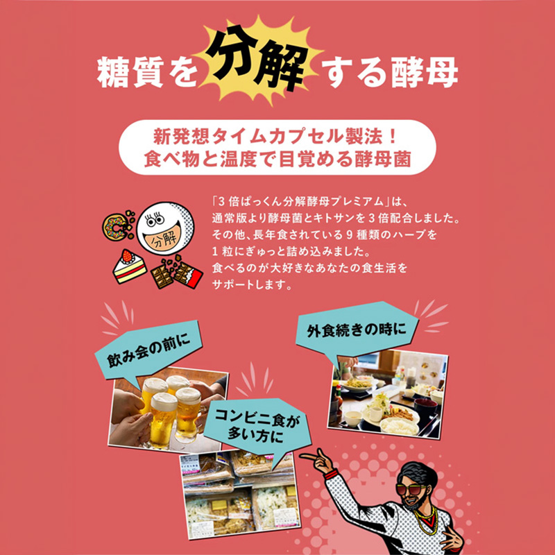 スベルティ 3倍ぱっくん分解酵母 100粒