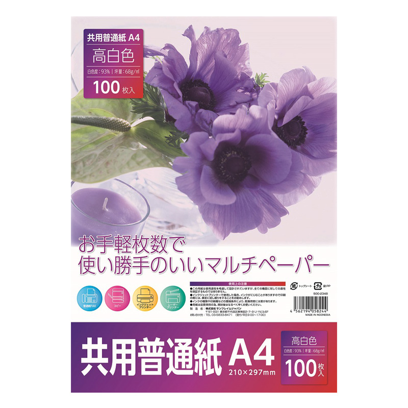 共用普通紙A4 100枚