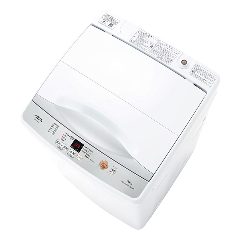 7kg 全自動洗濯機 AQW-H74 ホワイト