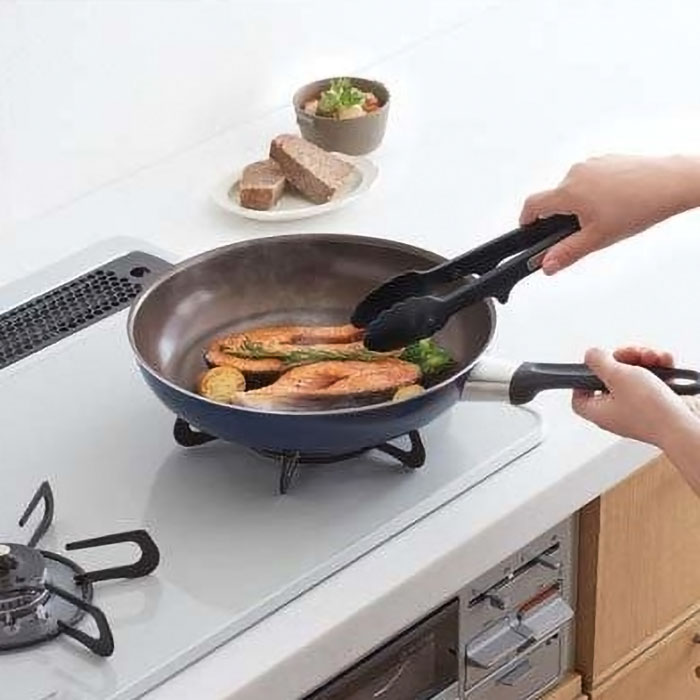 デュラブルシリーズ フライパン 28cm ネイビー ガス火専用