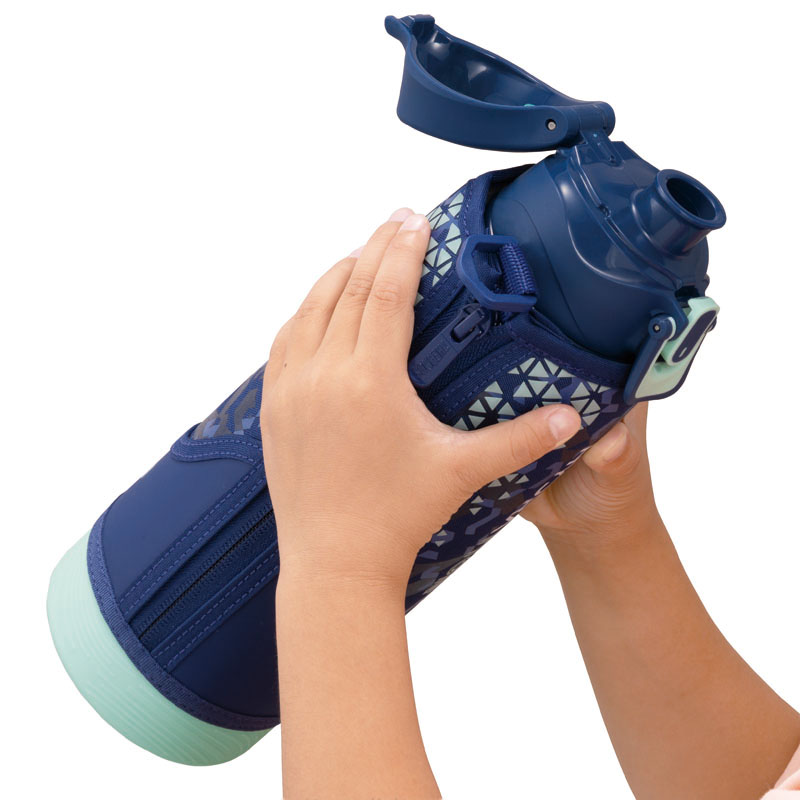 真空断熱スポーツボトル 1.0L ネイビーミント