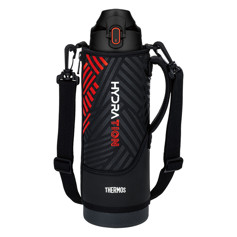 真空断熱スポーツボトル 1.5L ブラックオレンジ