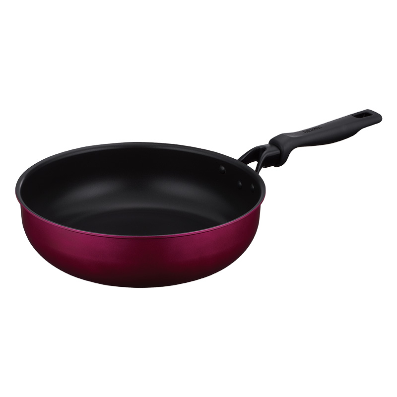 デュラブルシリーズ 炒め鍋 28cm レッド IH・ガス対応