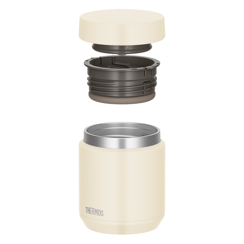 真空断熱スープジャー 300ml アイボリー(IV) JED-300