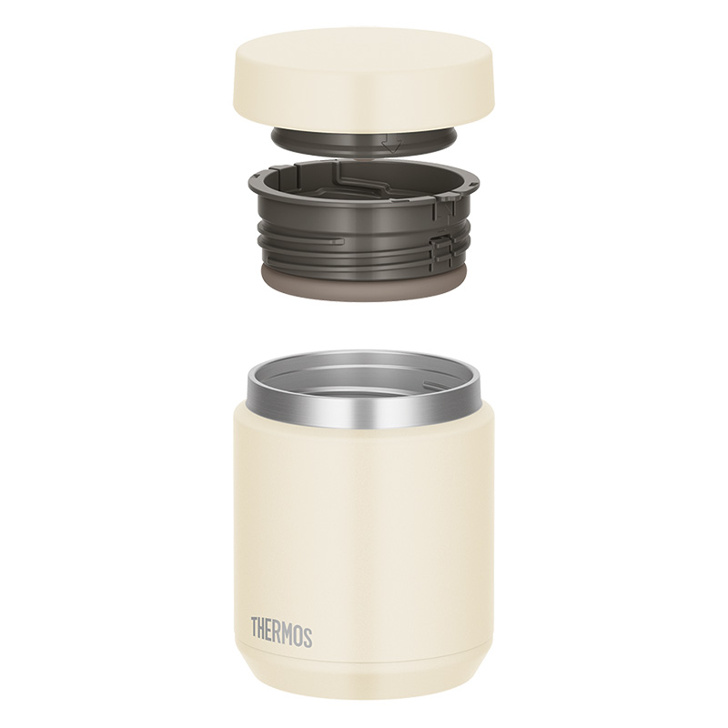 真空断熱スープジャー 400ml アイボリー(IV) JED-400