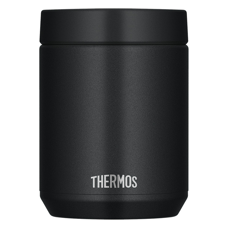 真空断熱スープジャー 500ml ブラック(BK) JED-500