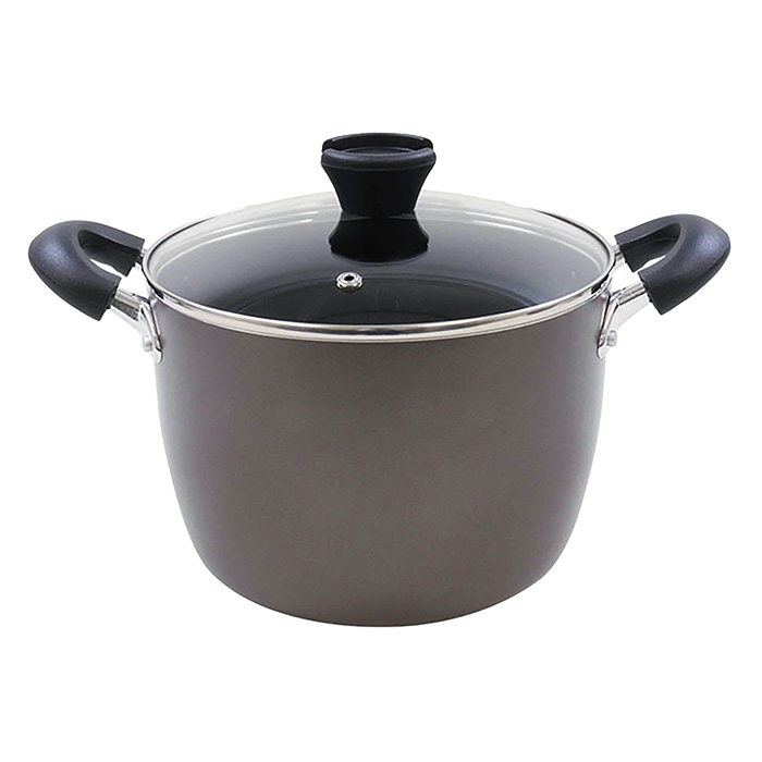 カレーやシチュー作りに便利な深型両手鍋 22cm