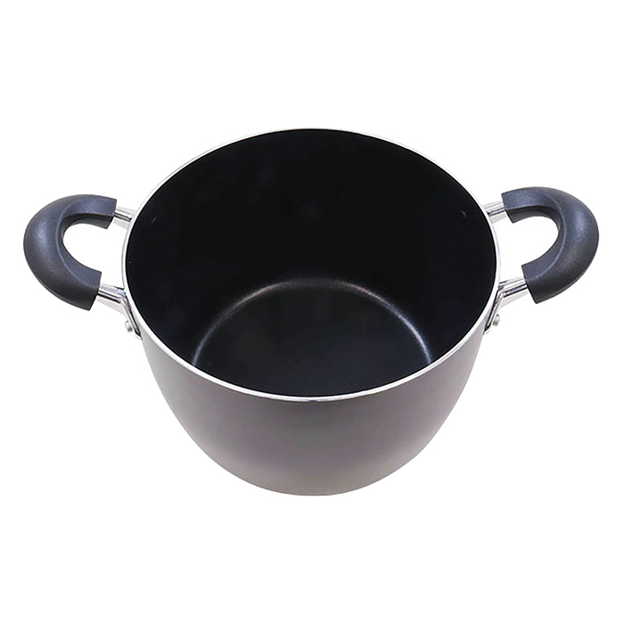 カレーやシチュー作りに便利な深型両手鍋 22cm