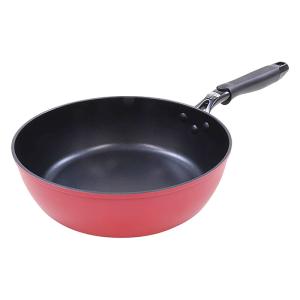お手入れカンタン フッ素加工フライパン深型 26cm ガス・IH対応