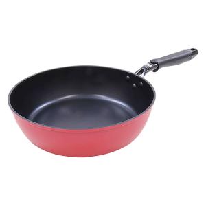 お手入れカンタン フッ素加工フライパン深型 28cm ガス・IH対応