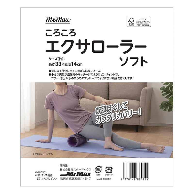 ころころエクサローラーソフト パープル
