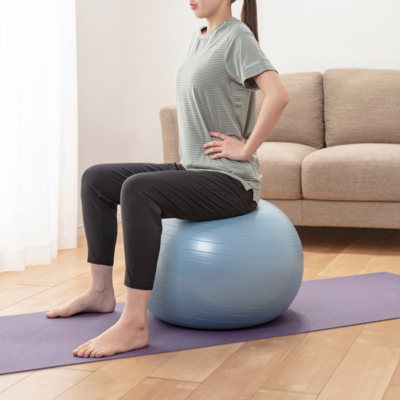 ノンバーストバランスボール 55cm ブルー