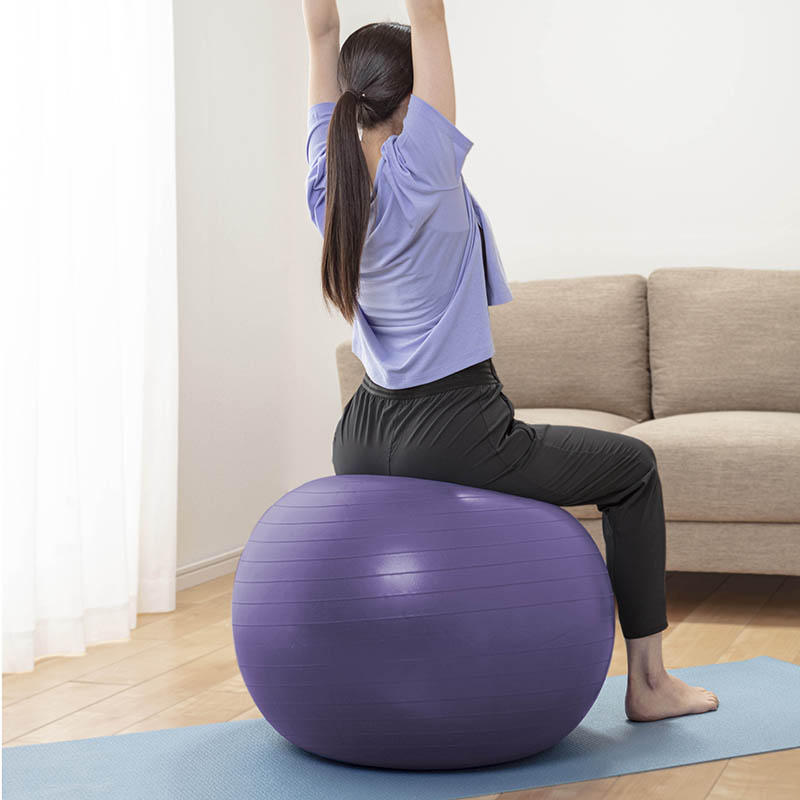 ノンバーストバランスボール 65cm パープル