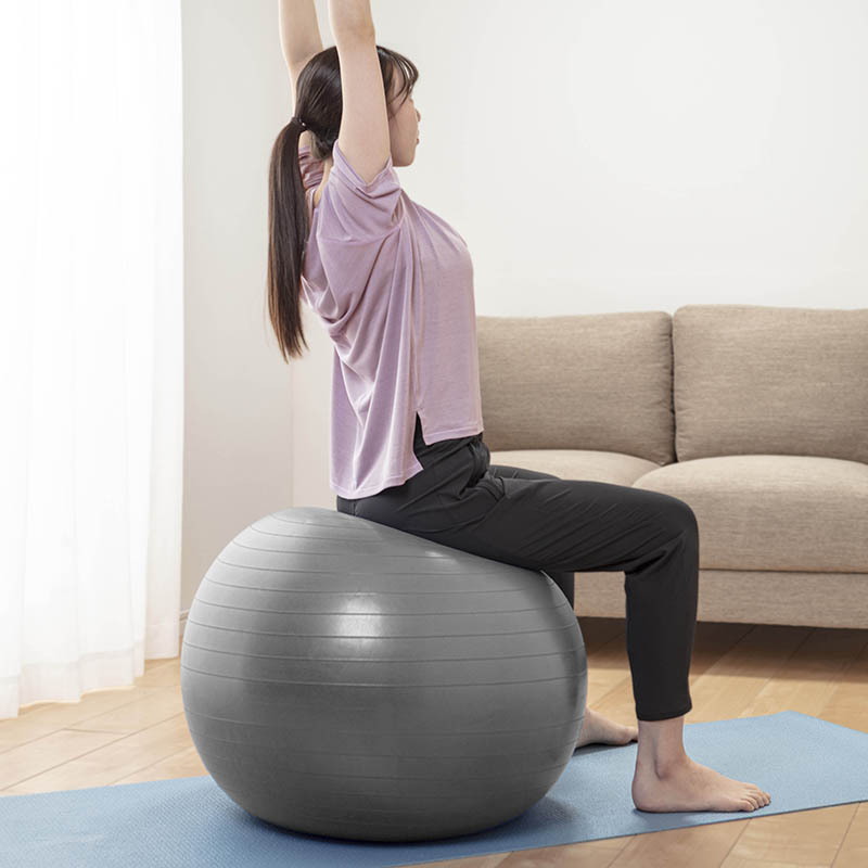 ノンバーストバランスボール 75cm グレー