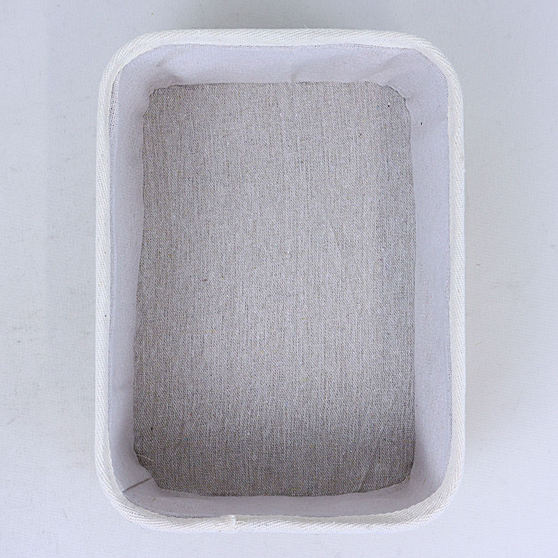 竹製バスケット クォーター 約W19×D26×H12cm