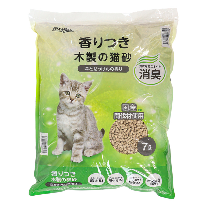 香つき木製の猫砂  7L