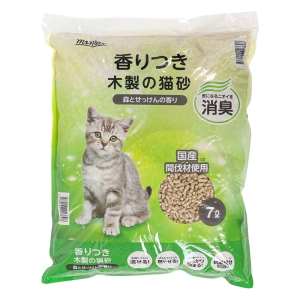 香つき木製の猫砂  7L