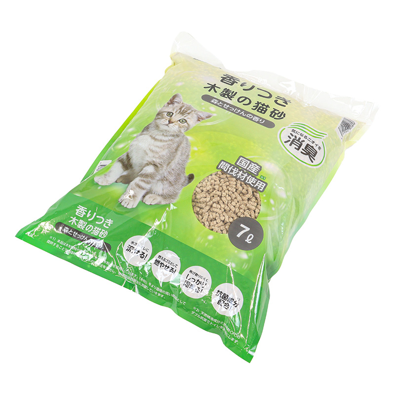 香つき木製の猫砂  7L