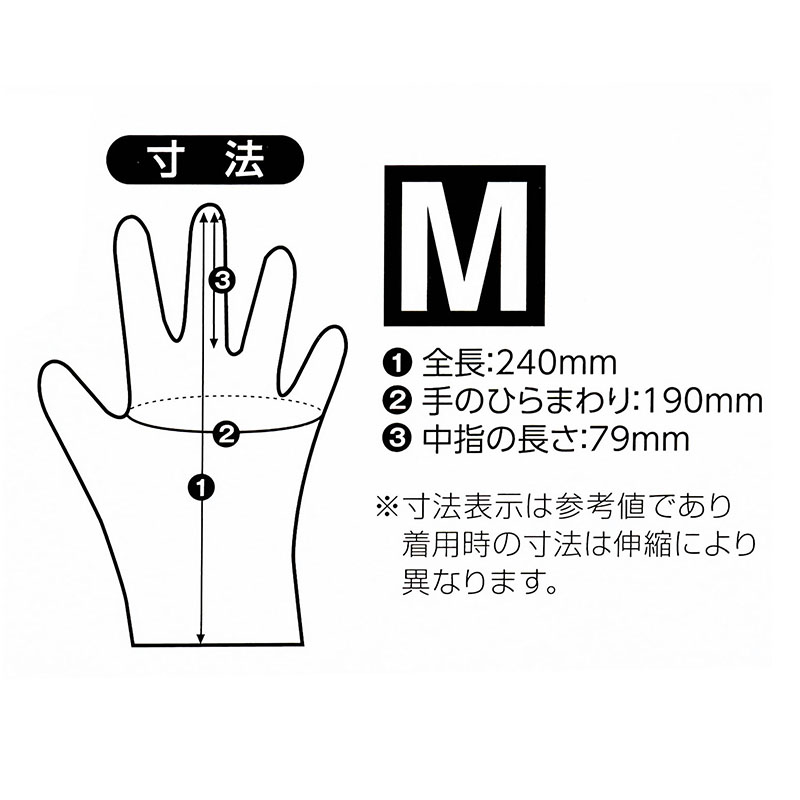 使いきりニトリルゴム手袋M 100枚入