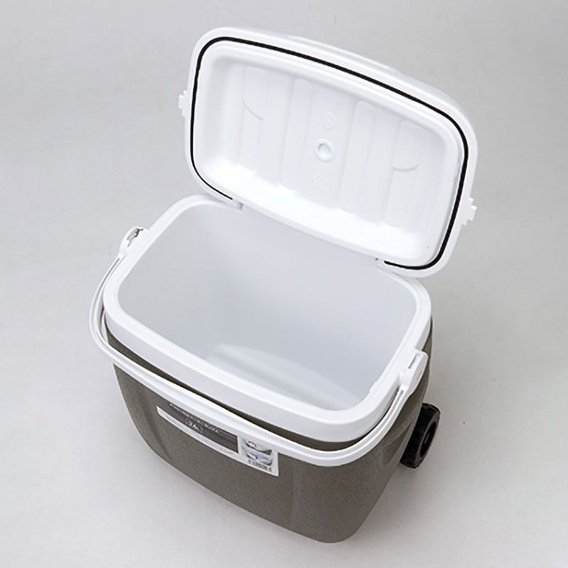 キャリー付きクーラーボックス カーキ 26L