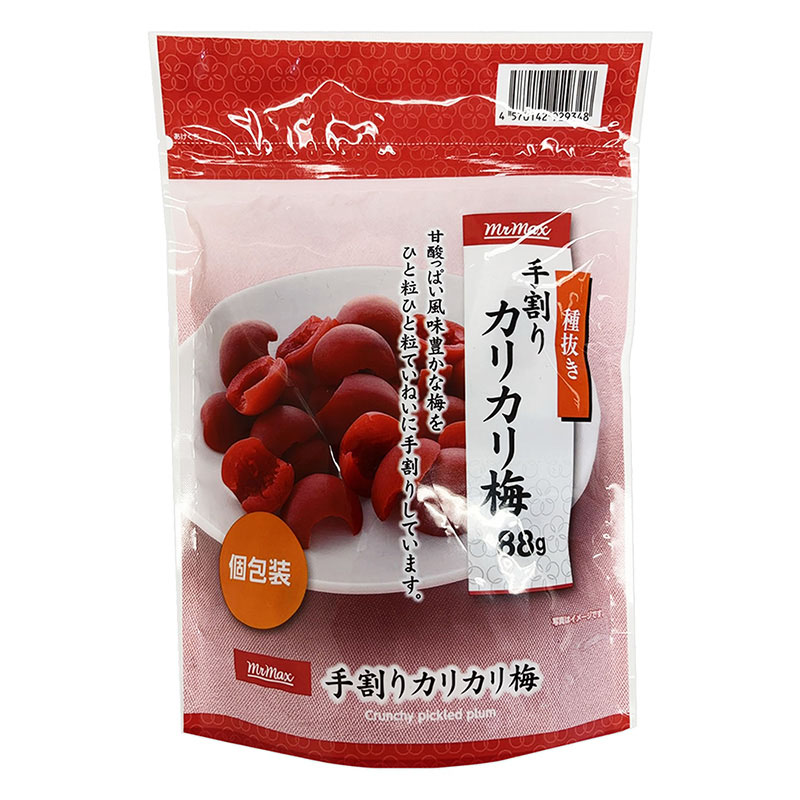 種抜き手割り カリカリ梅 88g