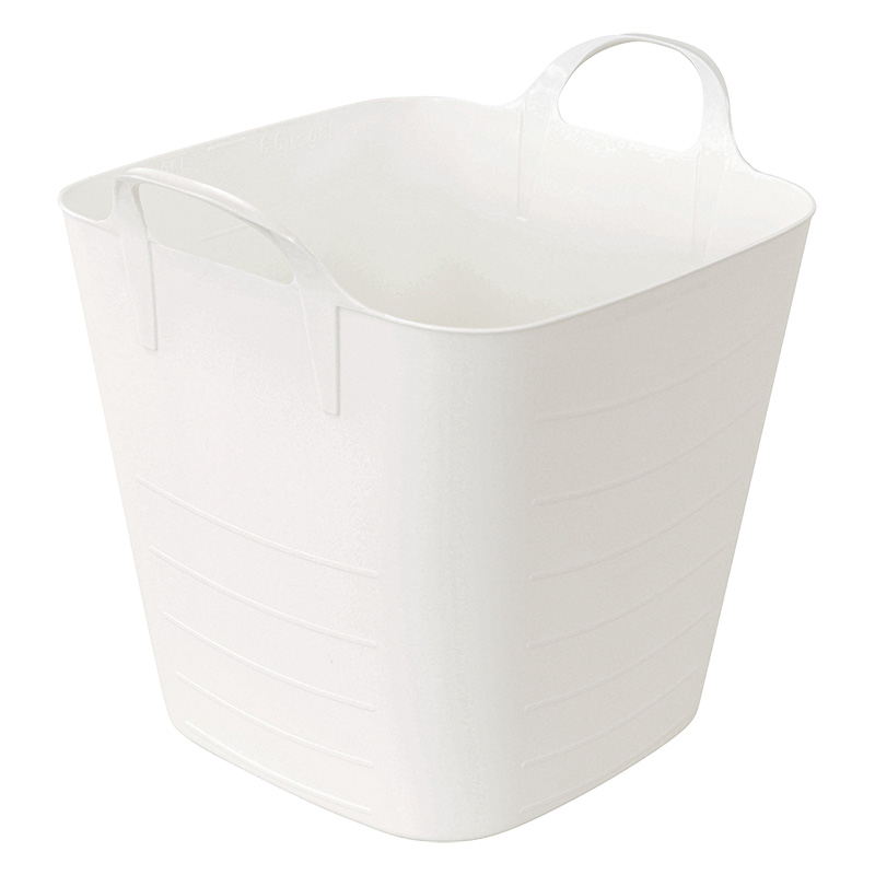 やわらかバスケット 25L ホワイト