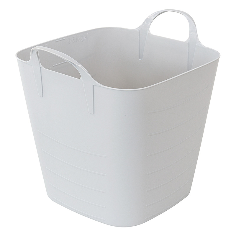 やわらかバスケット 25L グレー