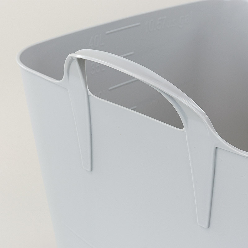 やわらかバスケット 40L グレー