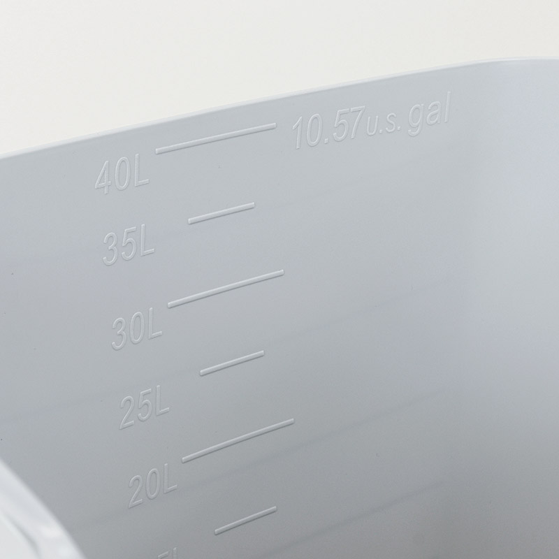 やわらかバスケット 40L グレー