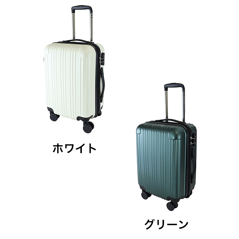 【お取り寄せ商品】機内持込可 Wキャスター 拡張キャリーケース46 FAC24V-46