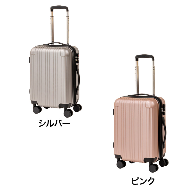 【お取り寄せ商品】機内持込可 Wキャスター 拡張キャリーケース46 FAC24V-46
