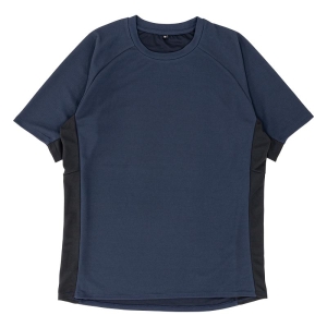 メンズ 汗じみ防止 半袖Ｔシャツ ネイビー M